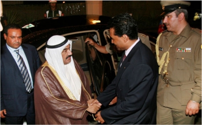 Life is a journey that you wonder everyday of your life – A moment that never faded - Kuwait's Prime Minister His Highness Sheikh Nasser Al-Mohammed Al-Ahmad Al-Jaber Al-Sabah  is welcomed by Saman Sarathchandra