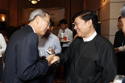Dr. Lee Boon Yang with Mr. Win Aung, President of the UMFCCI, 2012
