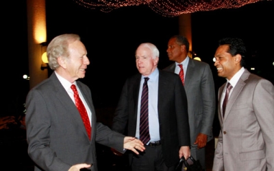 “ Dreams you never thought you'd dream”Saman Sarathchandra with Mr Joe Liberman &  Mr. John McCain